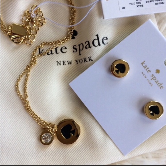 Kate Spade Black spades necklace - Picture 4 of 5